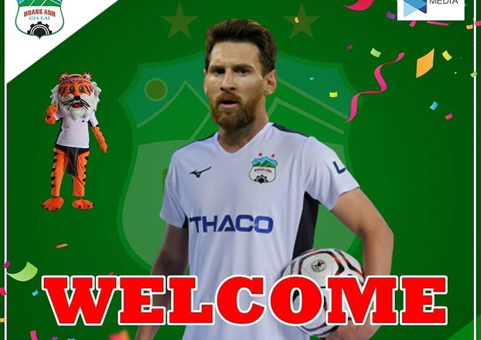 Bất ngờ với loạt ảnh chế Lionel Messi bỏ Barcelona về Việt Nam đá V-League