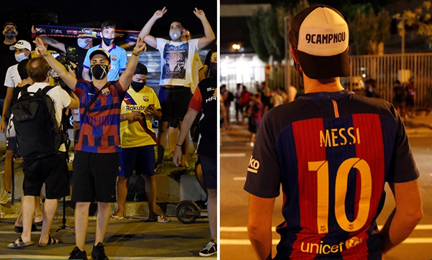 Messi đòi ra đi, CĐV Barcelona lập tức "bạo động" trên đường phố