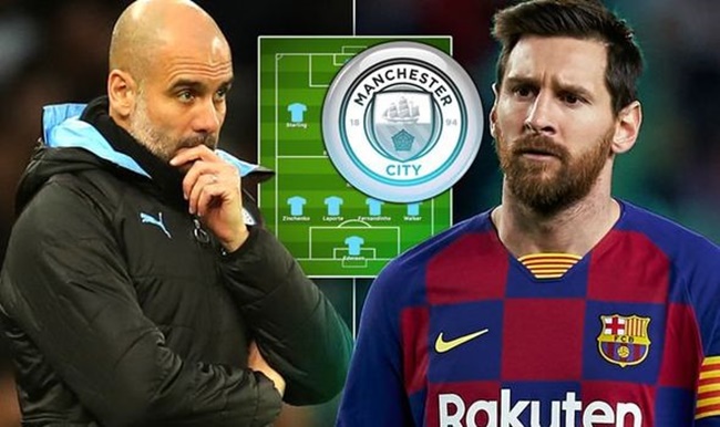 Đội hình cực khủng của Man City mùa tới nếu có Lionel Messi