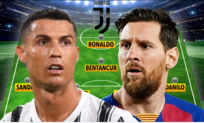 Đội hình siêu khủng của Juventus nếu Messi kết hợp với Ronaldo