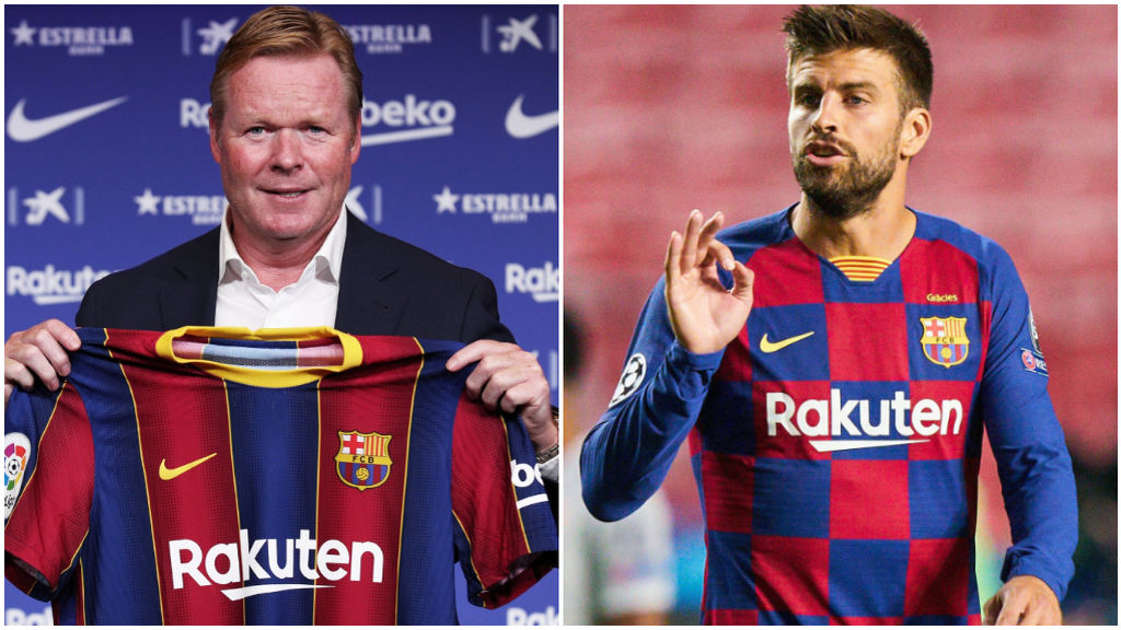 Koeman sẽ chính thức ra mắt Barca trong trận gặp đội bóng của Pique
