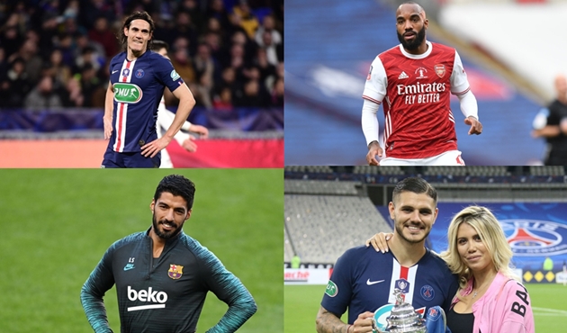 Từ Lacazette đến Suarez: 9 cái tên được Juventus liên hệ để thay thế Higuain