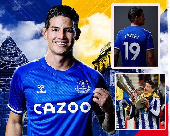 James Rodriguez chọn số tại Everton, nhắc nhớ kỷ niệm ngọt ngào cùng Porto