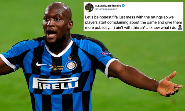 Bị đánh giá quá thấp, Lukaku điên tiết vì FIFA 2021