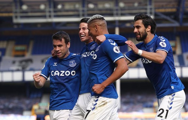 James Rodriguez lập siêu phẩm đẹp mắt, Everton đè bẹp đối thủ 5 bàn