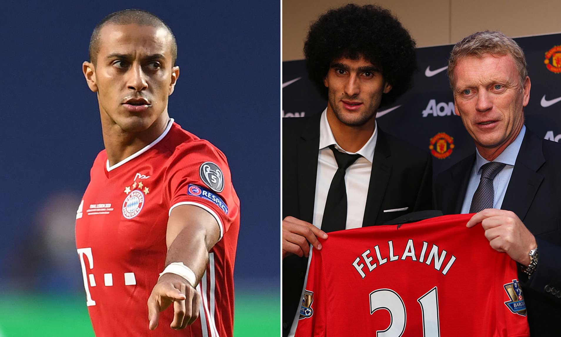 M.U từng từ chối chiêu mộ Thiago để đưa về… Fellaini