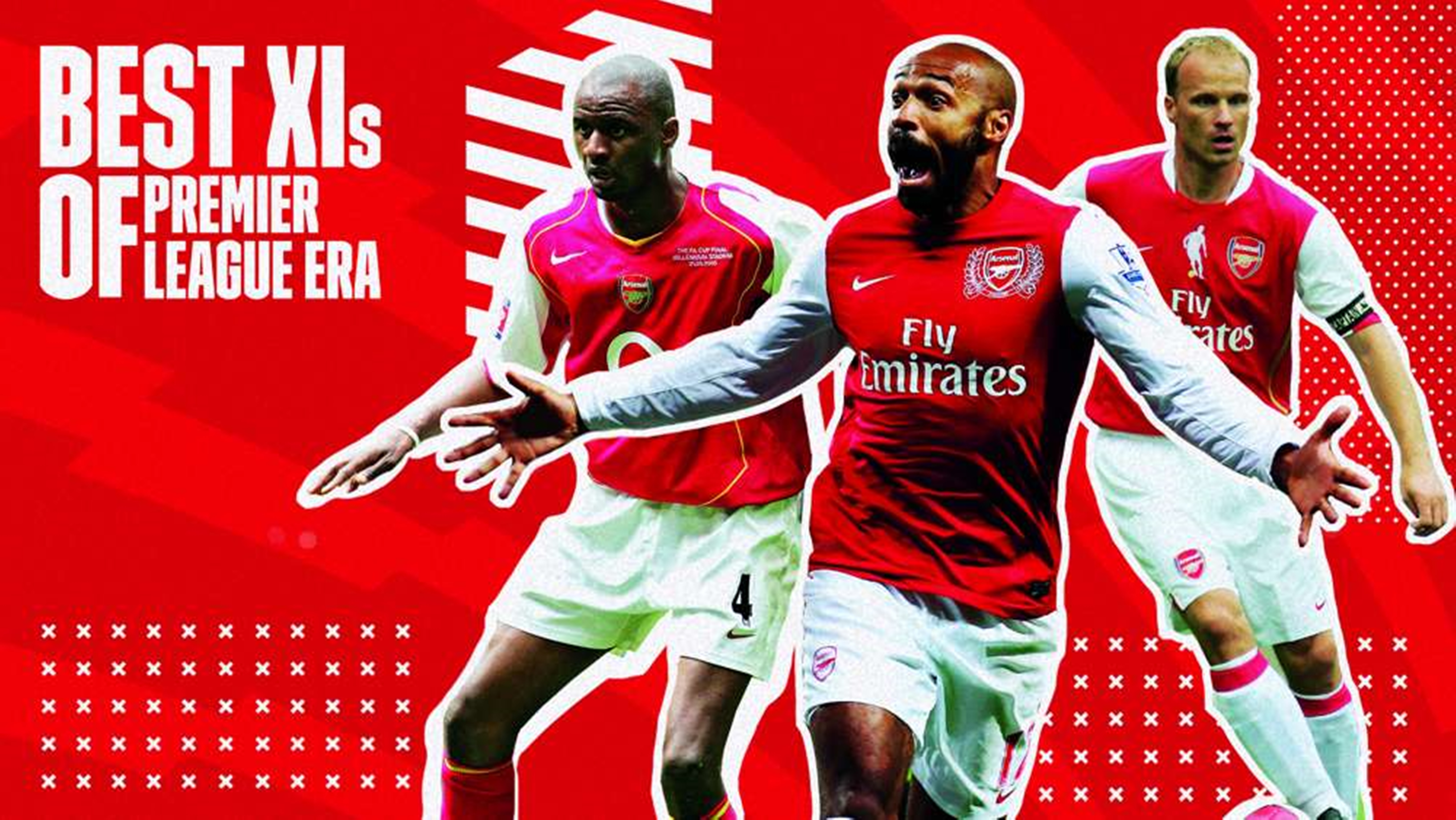 Đội hình đỉnh nhất của Arsenal ở kỷ nguyên Premier League
