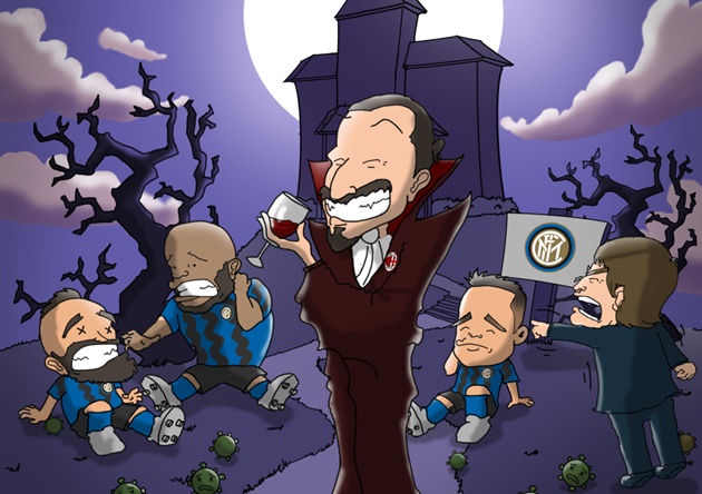 Ảnh bài viết Cười té khói với loạt ảnh chế AC Milan đánh bại Inter