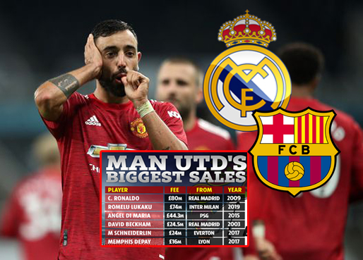 Được Real để mắt, Bruno sẽ phá kỷ lục phi vụ bán đắt nhất của Man Utd?
