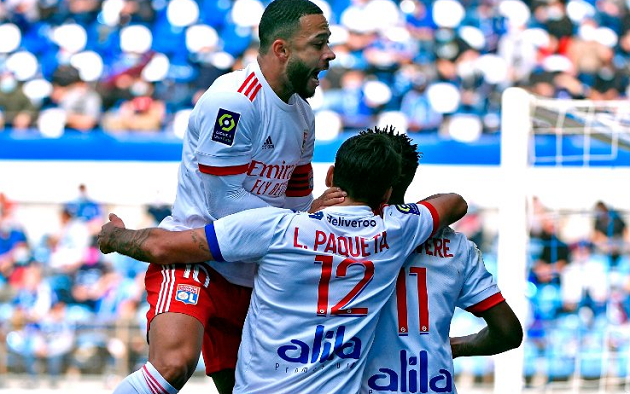 Ảnh bài viết Thoát vướng mắc chuyển nhượng, Depay lại lập 'hat-trick' cho Lyon