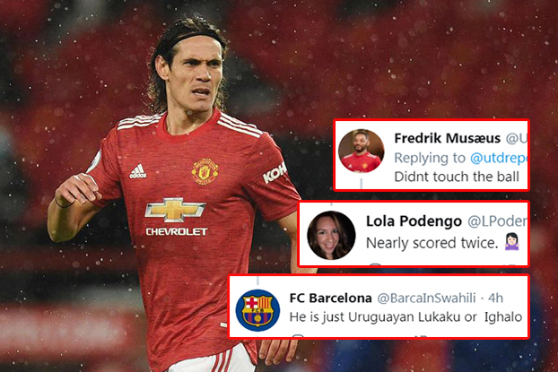 Ảnh bài viết Cavani ra mắt Man Utd, CĐV ngao ngán, so sánh với Lukaku và Ighalo