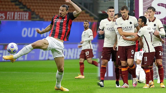 Lập cú đúp và mắc sai lầm, Ibrahimovic khiến Milan ngắt mạch trận toàn thắng