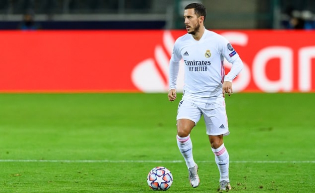 Ảnh bài viết Vừa trở lại, Hazard khiến CĐV Real phát sốt