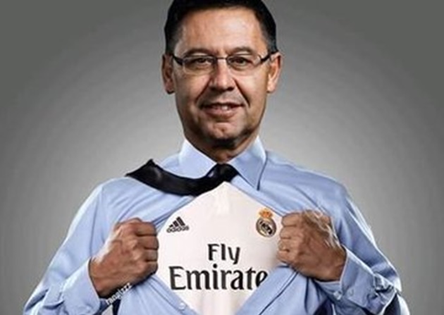Cười té khói với loạt ảnh chế chủ tịch Bartomeu từ chức