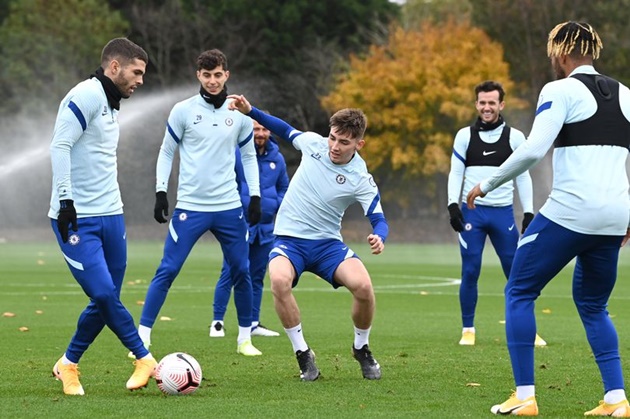Lampard 'cân' Kante, Werner bị chọc quê và những điểm nhấn trong buổi tập Chelsea