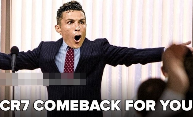 Cười té khói với loạt ảnh chế Ronaldo tái xuất