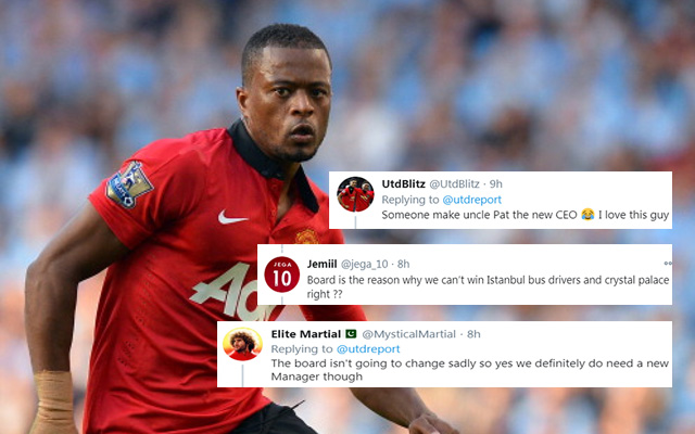 Muốn thay máu thượng tầng Man Utd, Evra nhận ý kiến trái chiều từ CĐV Quỷ Đỏ