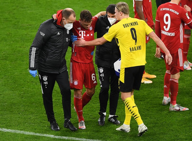 Va chạm với Haaland, sao Bayern gặp chấn thương nghiêm trọng