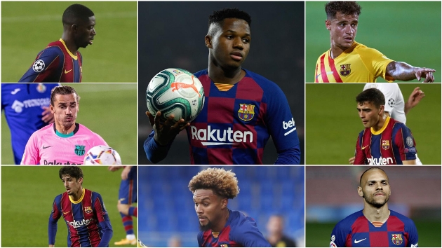 Thay Ansu Fati, Barcelona có đến 7 phương án