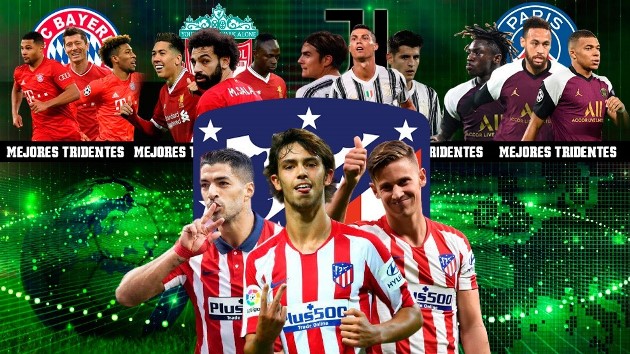 'Cây đinh ba' của Atletico Madrid đáng sợ thế nào so với phần còn lại?