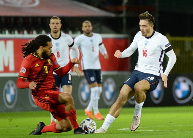10 thống kê ấn tượng trận Bỉ 2-0 Anh: 'Máy cày' Grealish quá đỉnh