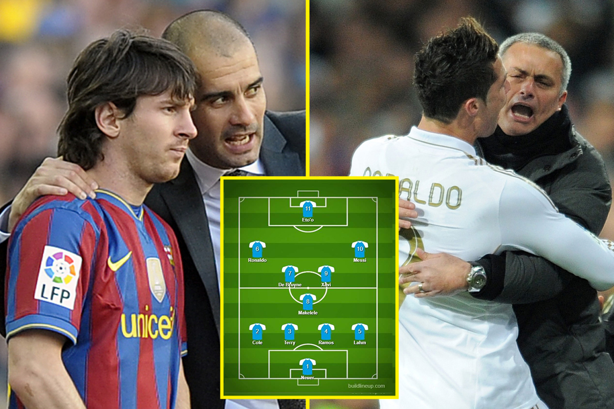 Ảnh bài viết Đội hình kết hợp mọi thời đại của Pep Guardiola - Jose Mourinho: 11 "cực phẩm"