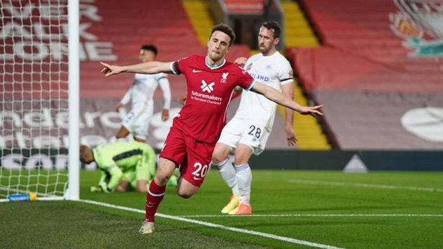 Diogo Jota viết nên lịch sử trong ngày Liverpool thắng vang dội
