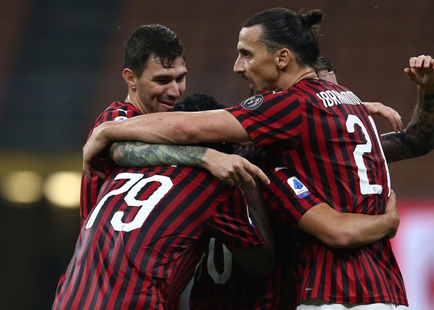 'Siêu trung vệ' và Ibra: Đội hình chất lừ giúp AC Milan lên đỉnh Serie A