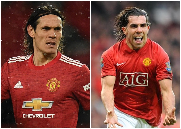 Từ Cavani đến Tevez: Các sao Nam Mỹ ghi nhiều bàn nhất Man Utd