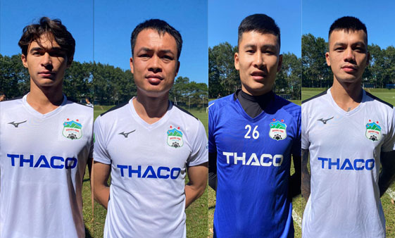 4 tân binh hội quân cùng HAGL, tập luyện chuẩn bị cho V-League 2021