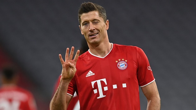 Lewandowski tiếp tục thâu tóm một giải thưởng cá nhân cao quý