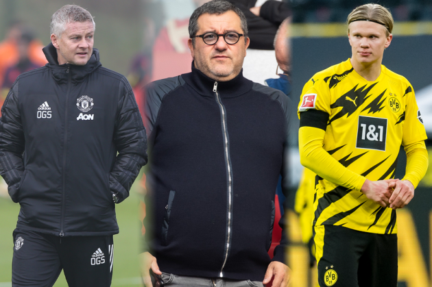 Vì Haaland, Solskjaer bị Mino Raiola mỉa mai