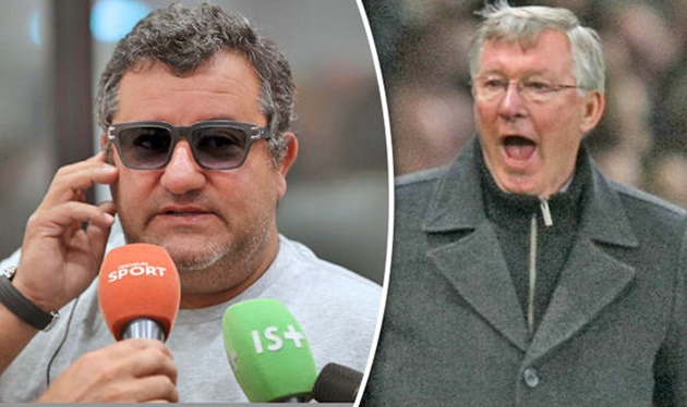 Ảnh bài viết Từ Pogba và Donnarumma, Sir Alex Ferguson đã đúng về Mino Raiola