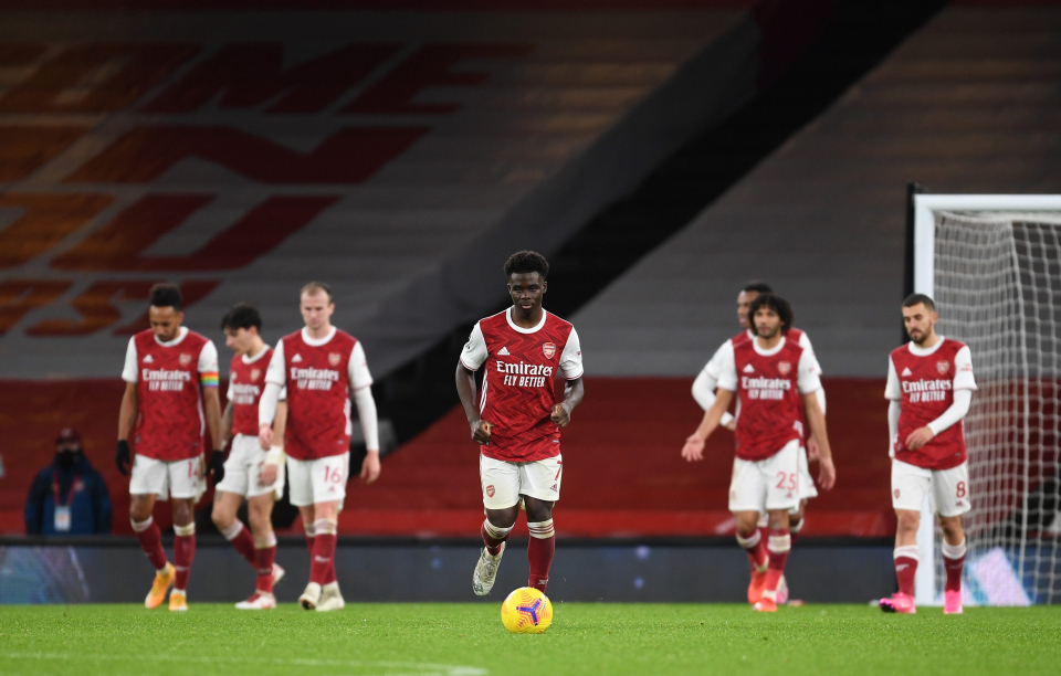 Arsenal bị chê chơi bóng thiếu tự tin hơn cả đội đang đua trụ hạng
