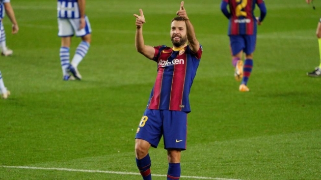 Thắng Sociedad, Jordi Alba nói ngay 1 lời khiến Cules xúc động