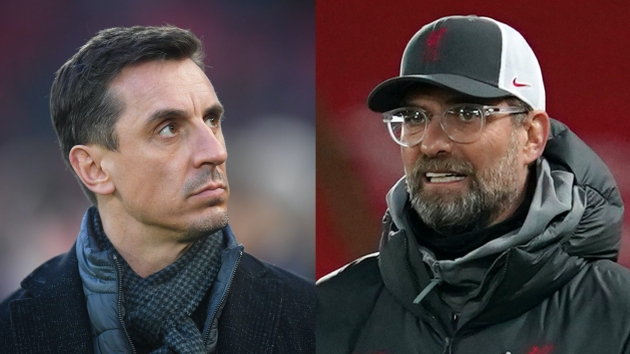 Gary Neville: "Klopp rất tuyệt nhưng ông ấy đã sai rồi..."