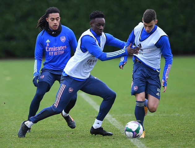 Arteta triệu tập 5 'wonderkid' để chuẩn bị cho đại chiến với Man City