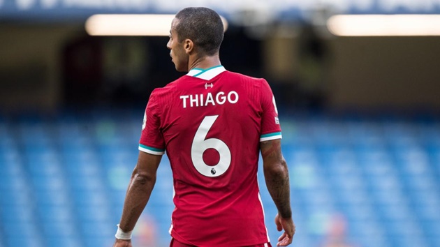 Ảnh bài viết Thiago tạo động thái gây bão, NHM Liverpool sướng rơn