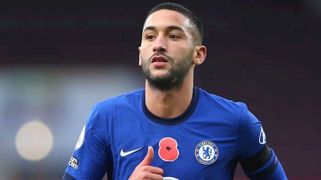 Trước đại chiến Arsenal, Lampard chốt hạ khả năng ra sân của Ziyech