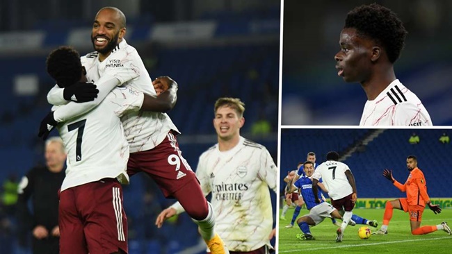 Ảnh bài viết Saka - Smith Rowe giúp Arsenal thoát cửa tử ra sao?