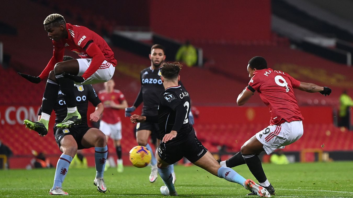 Kịch tính hạ gục Aston Villa, Man Utd san bằng điểm số với Liverpool