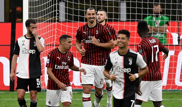 Đội hình kết hợp Milan - Juventus: Có Ronaldo, không Ibrahimovic