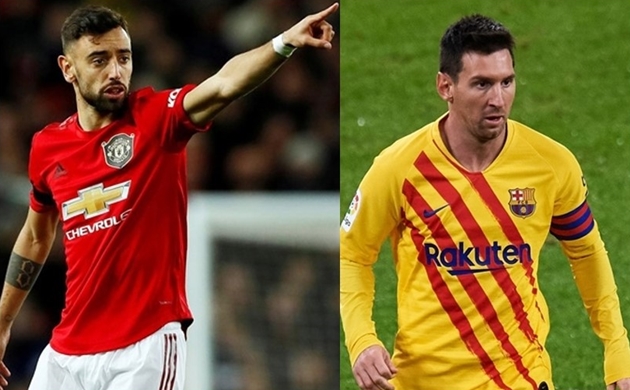 Từ Bruno đến Messi: Đội hình 11 cầu thủ được yêu mến nhất năm 2020
