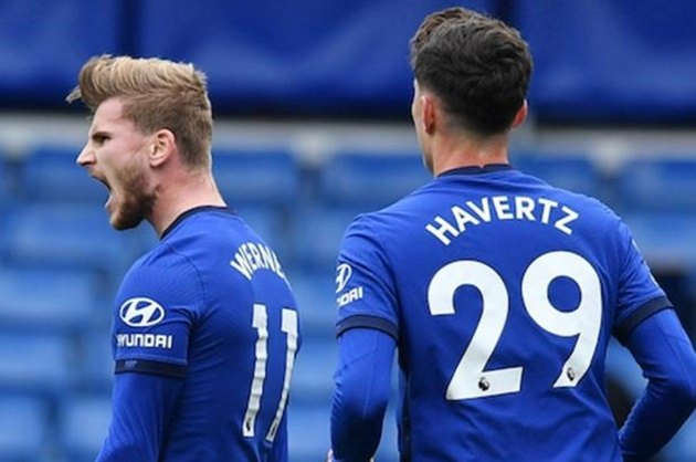 Havertz kiến tạo cho Werner ghi bàn, Lampard nói 2 câu về Hazard