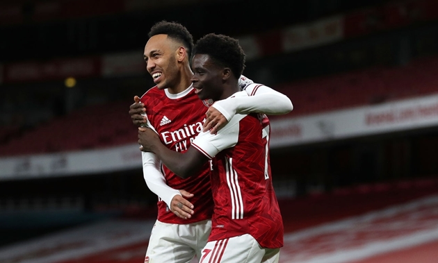 Chỉ 1 chi tiết, Aubameyang đã cho thấy sự tự tin tại Asenal