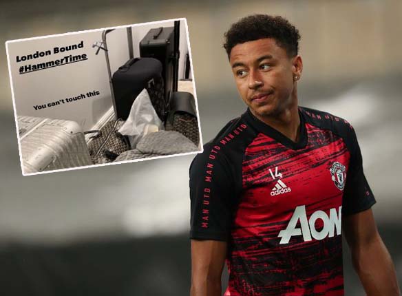 Ảnh bài viết Lingard đăng tải 1 bức ảnh, "khăn gói" sẵn sàng đến bến đỗ mới