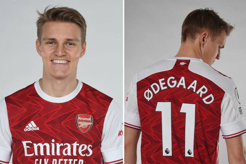 Martin Odegaard nhận số 11, "ngầm" xác nhận số 10 của Arsenal đã có chủ