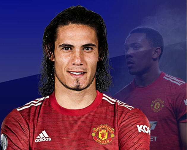 Tiền đạo không phổi Cavani khiến Martial phải xấu hổ ra sao?