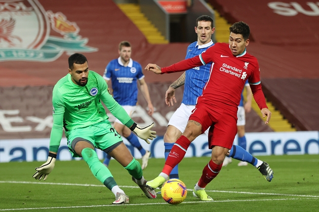 7 thống kê đáng chú ý sau trận Liverpool 0-1 Brighton: Nỗi thất vọng hàng công