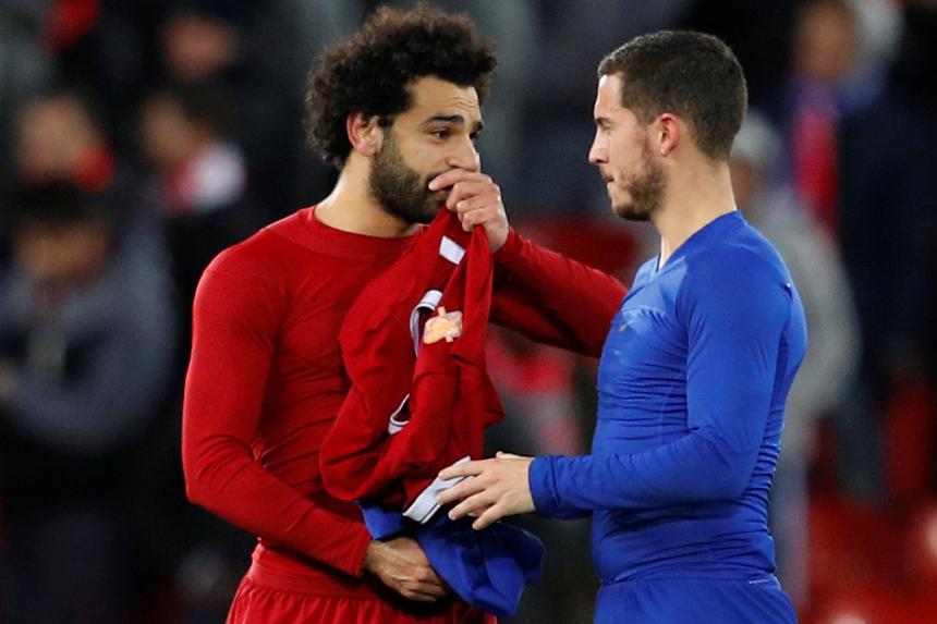 Hơn 130.000 CĐV chọn cái tên xuất sắc hơn giữa Eden Hazard và Mo Salah
